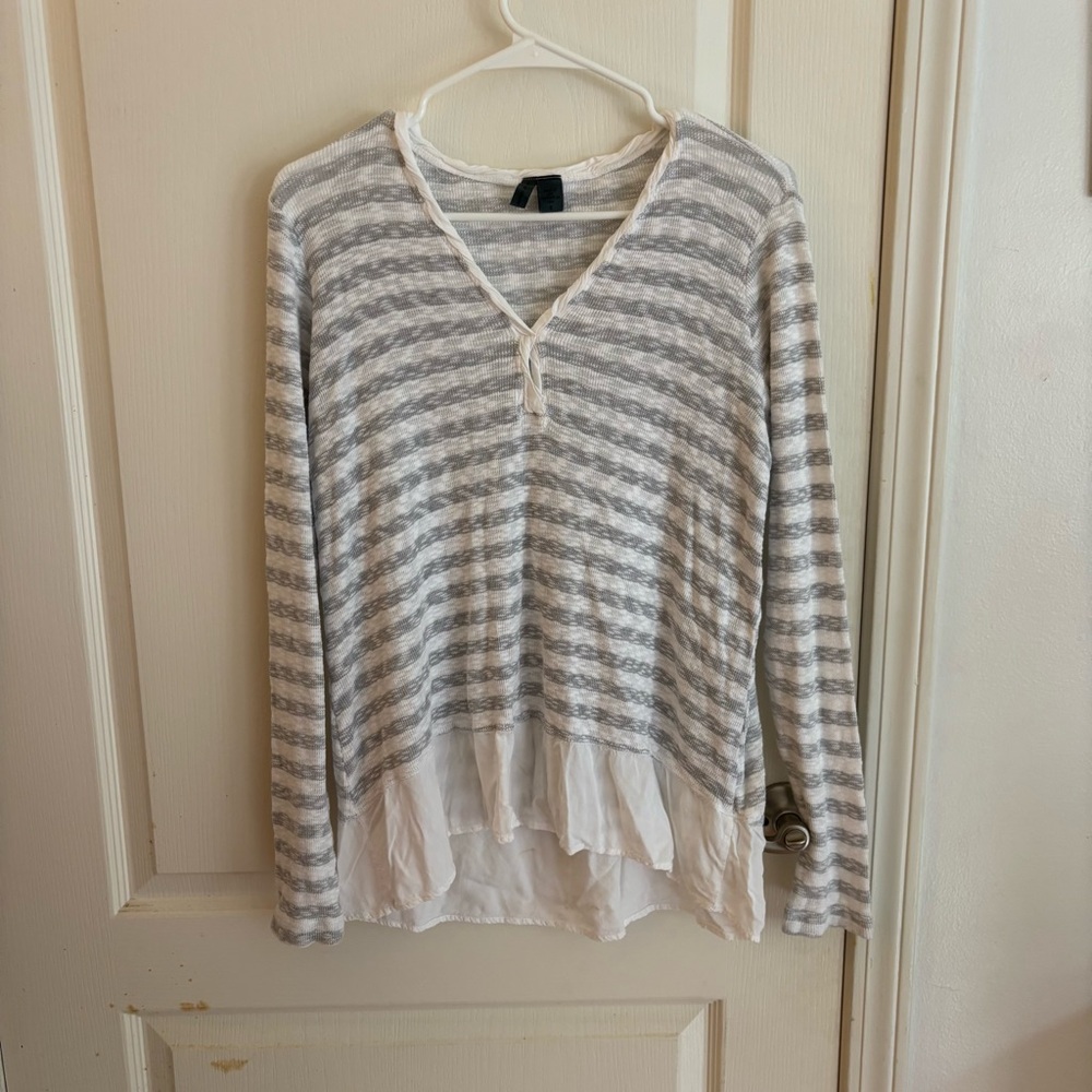 Left of Center striped long sleeve top